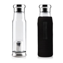 Load image into Gallery viewer, Glass Tea Bottle with Steel Infuser